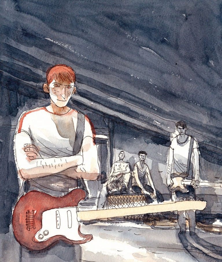 «Suonare in una band è meglio che stare a disegnare fumetti al tavolo da disegno» immagine principale dell'articolo