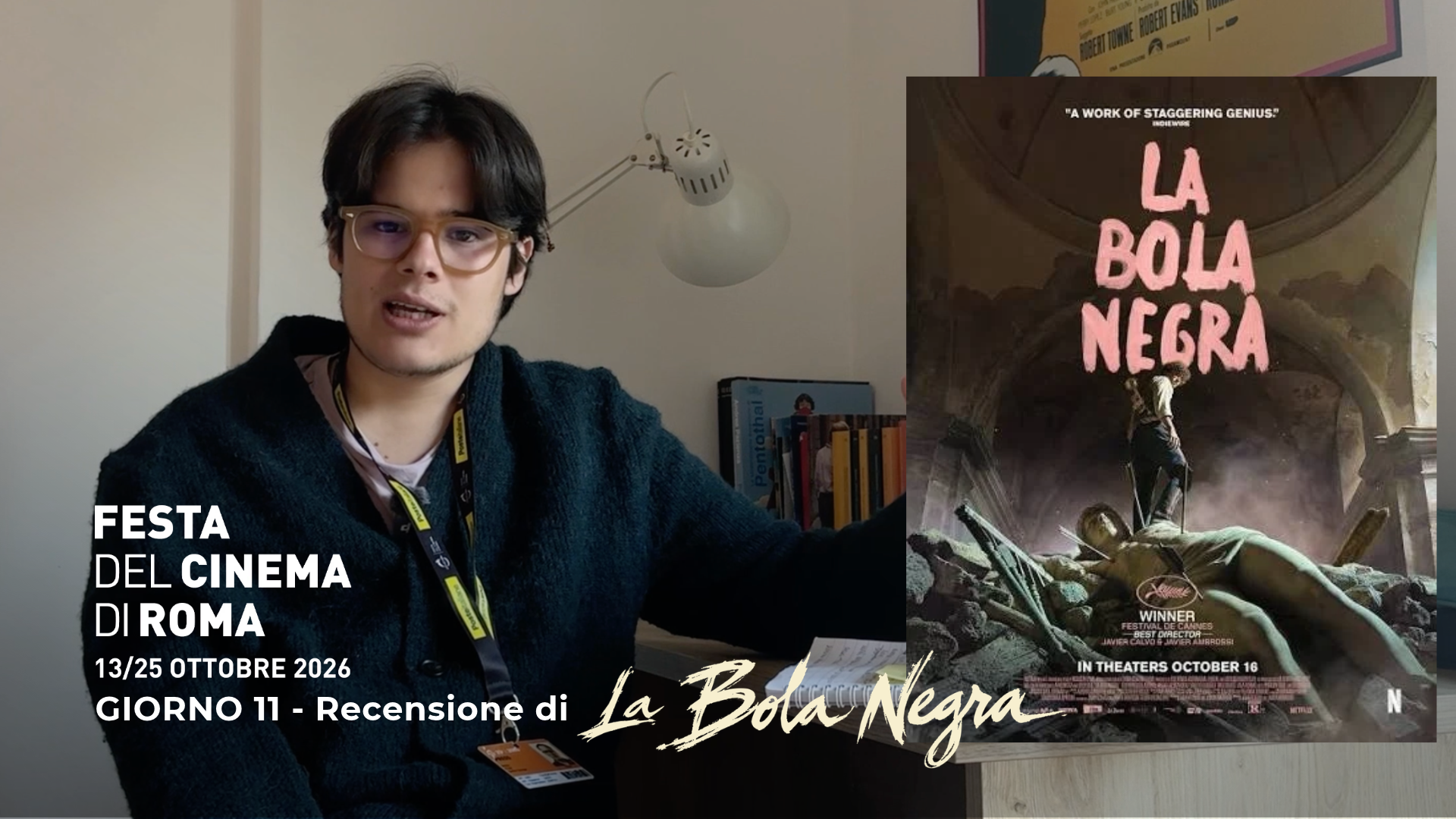 RoFF 21 - Giorno 11: La bola negra - La videorecensione del nuovo film di Javier Ambrossi e Javier Calvo immagine articolo